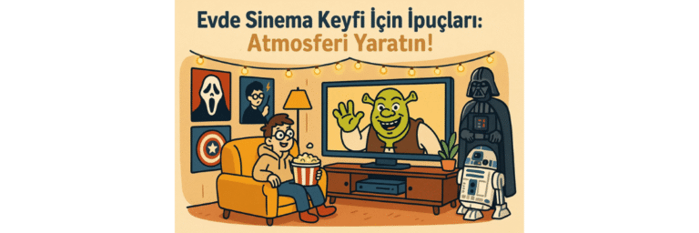 Evde Sinema Keyfi Atmosferi Nasıl Kurarsınız
